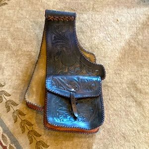 Handcrafted Leather Saddle Vintage Travel Bag